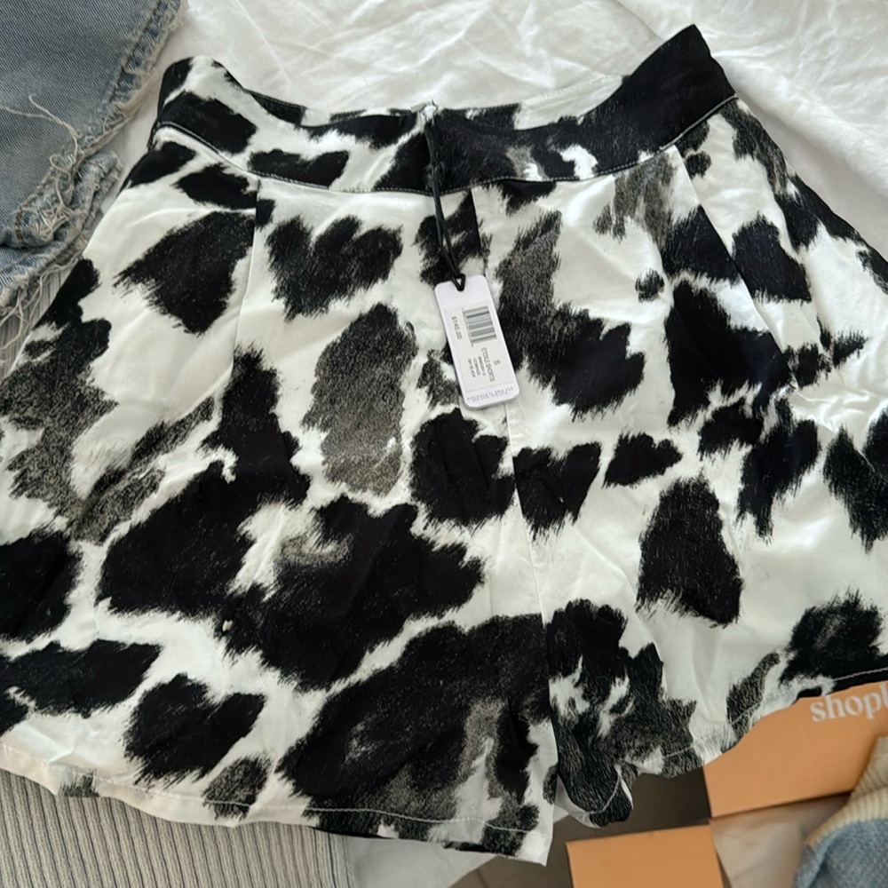 We wore what cow shorts